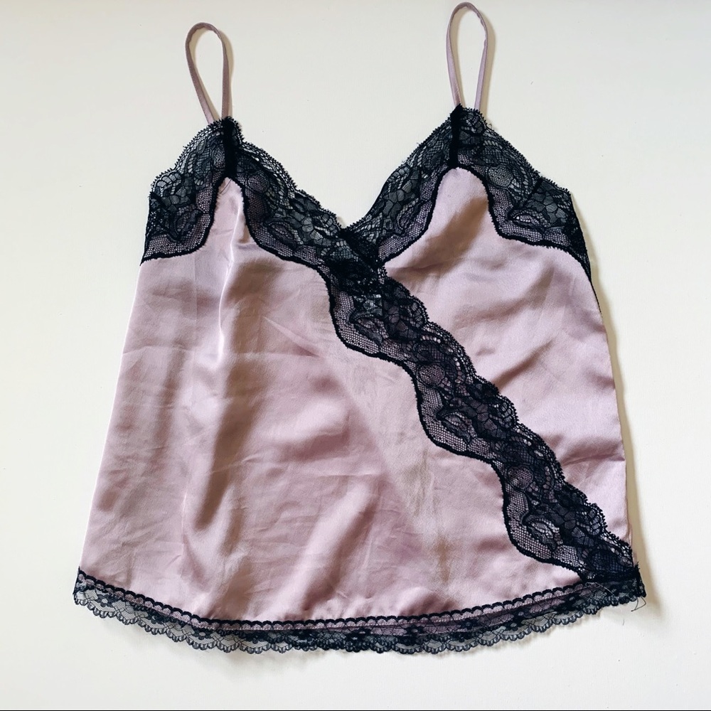 LF silky lace cami